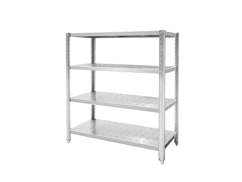 Adjustable four layer shelf