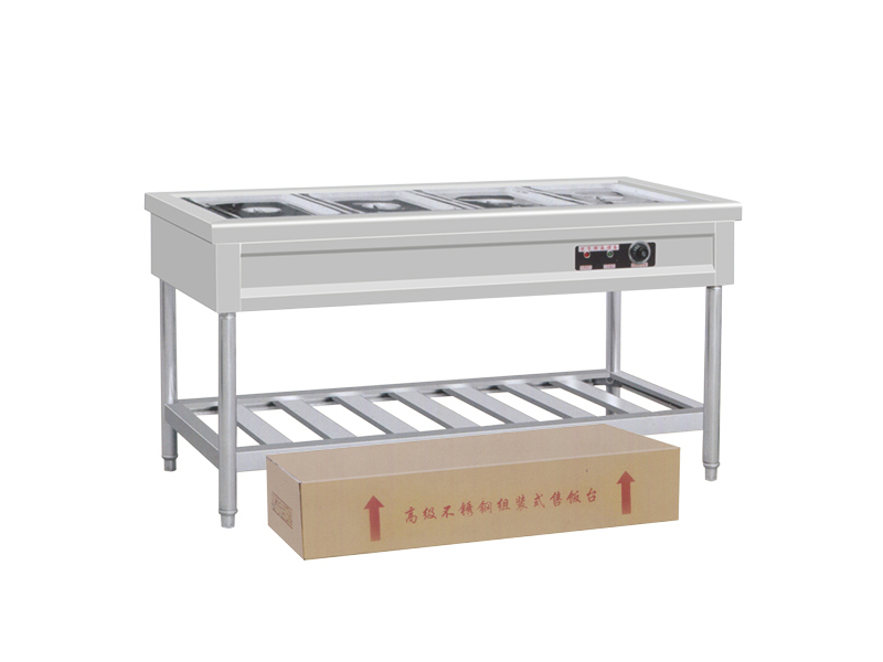 Simpleinsulated rice vending table