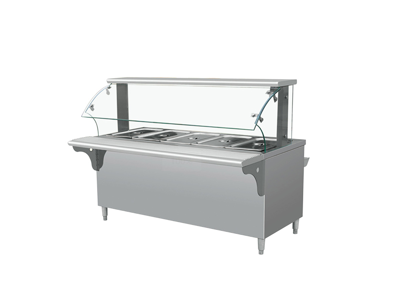 Glass cover insulation rice table