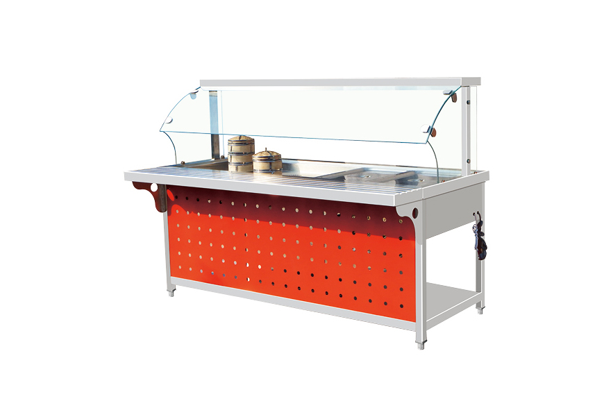 Supermarket insulation vegetable counter
