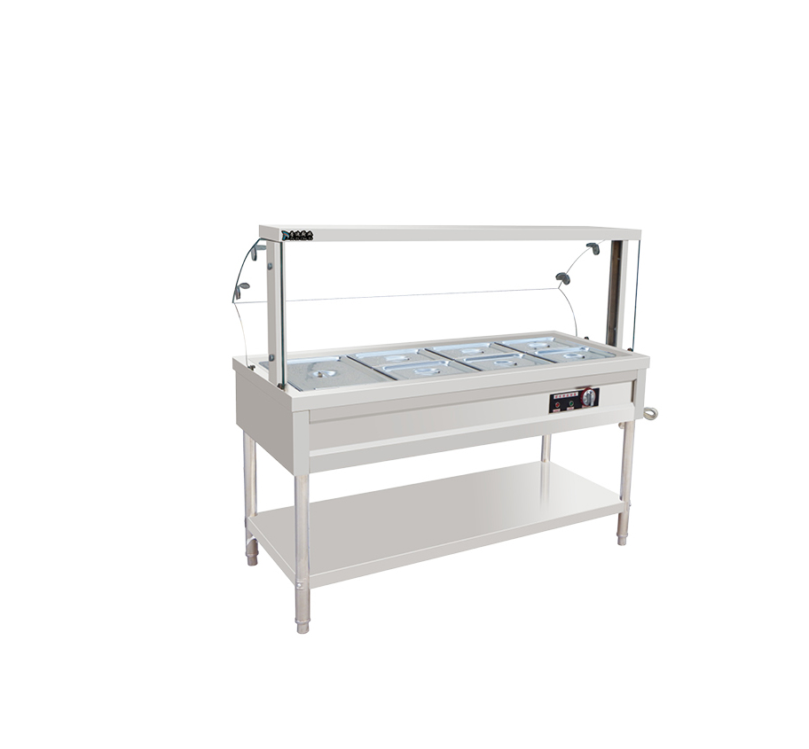 Glass cover insulation rice table
