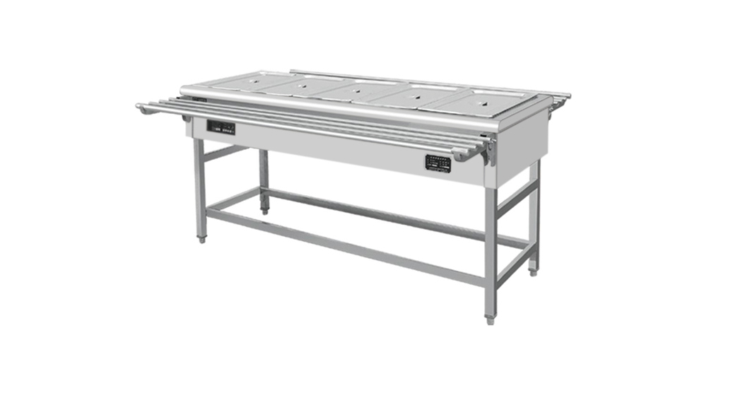 Folding heat preservation rice table