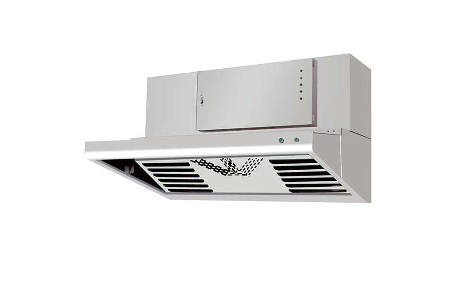 Double-layer water-transported fume hood