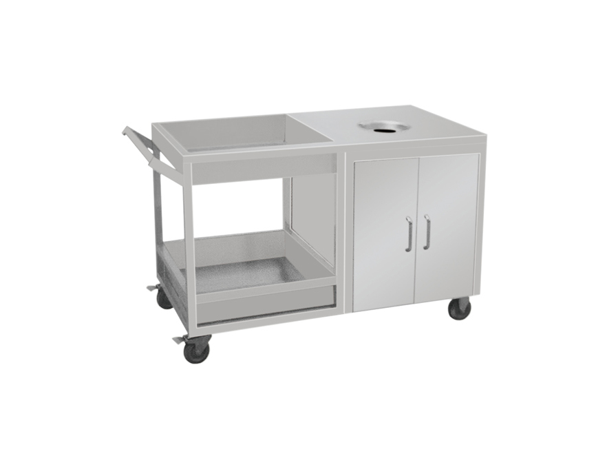 Car-mounted kitchen waste recycling cabinet