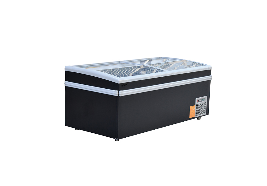 Supermarket food freezer