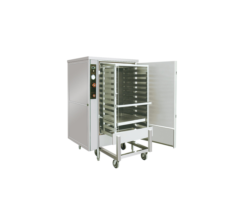 Double door trolley type rice steaming cabinet