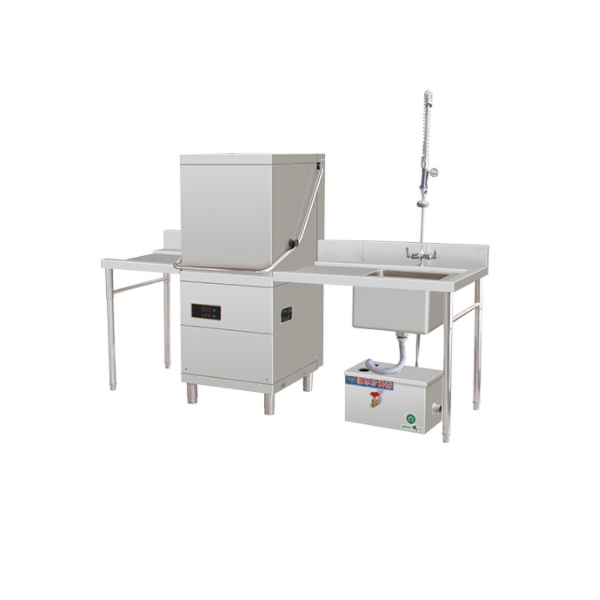 Hood-type dishwasher