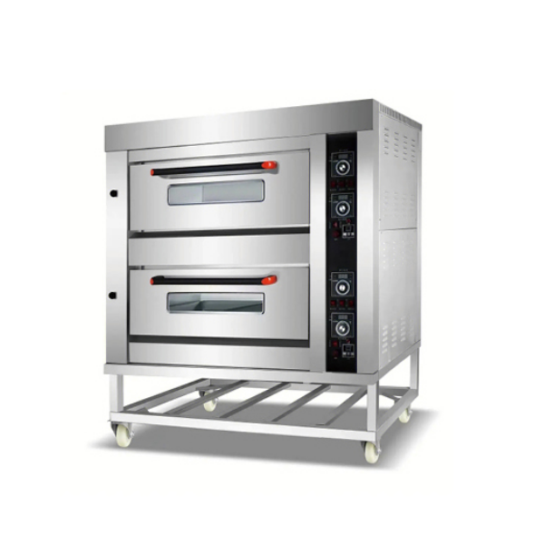 Double-layer gas universal steam oven